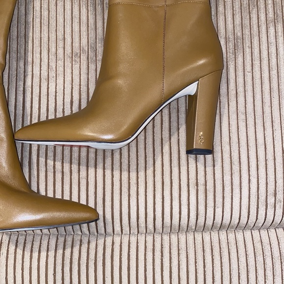 SAM EDELMAN RAAKEL CHOCOLATE LEATHER TALL BOOTS 8.5M BRAND NEW. no box - Picture 3 of 13
